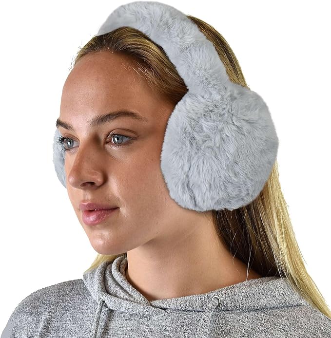 C.C Soft Winter Warm Adjustable Headband Ear Warmer Earmuffs