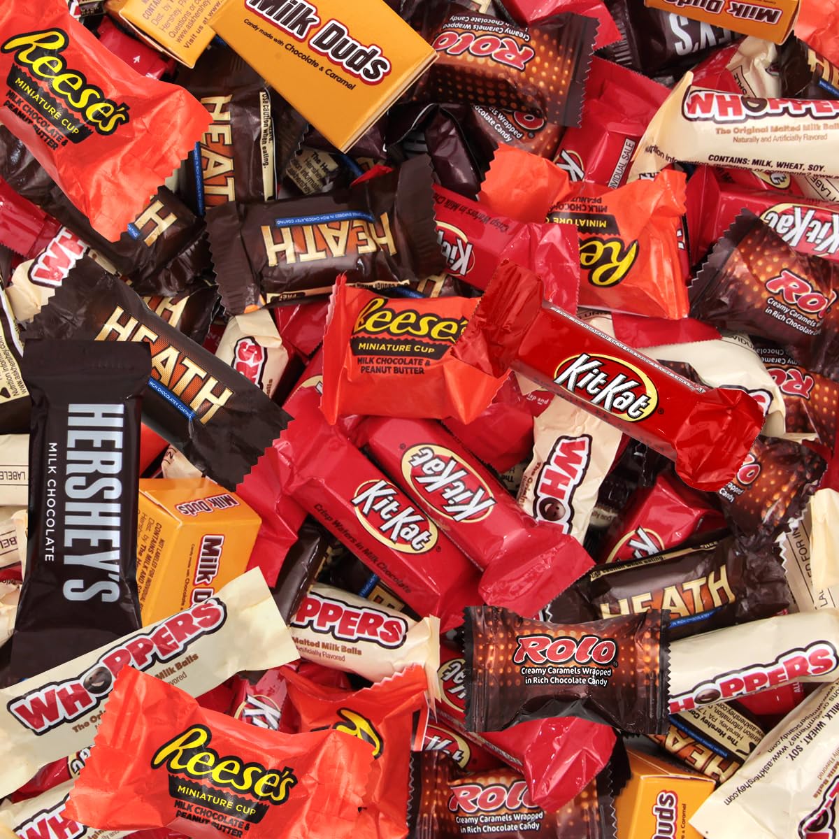Chocolate Candy Variety Pack, 5lb Pack of Bulk Chocolate Candy Individually Wrapped, Great Chocolate Mix for Holiday Celebrations, Perfect Assorted Chocolate Candy Variety Pack for Parties and Gifts