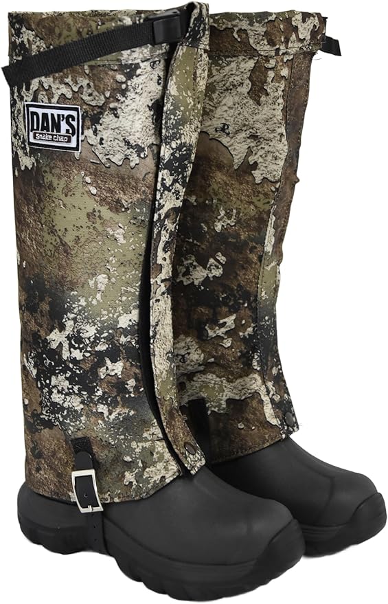 Dan's Hunting Gear, High-Performance Snake Protector, Briarproof, Waterproof, Leg Gaiters 1000D Nylon, USA-Made, Rugged Pr...