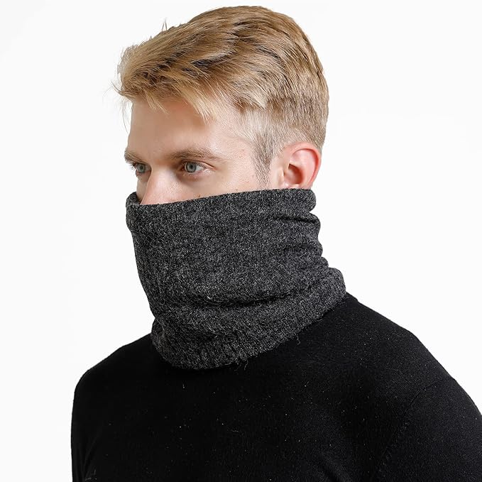 Winter Scarf Neck Warmer Gaiter Face for Men Women Warm Fleece Ski