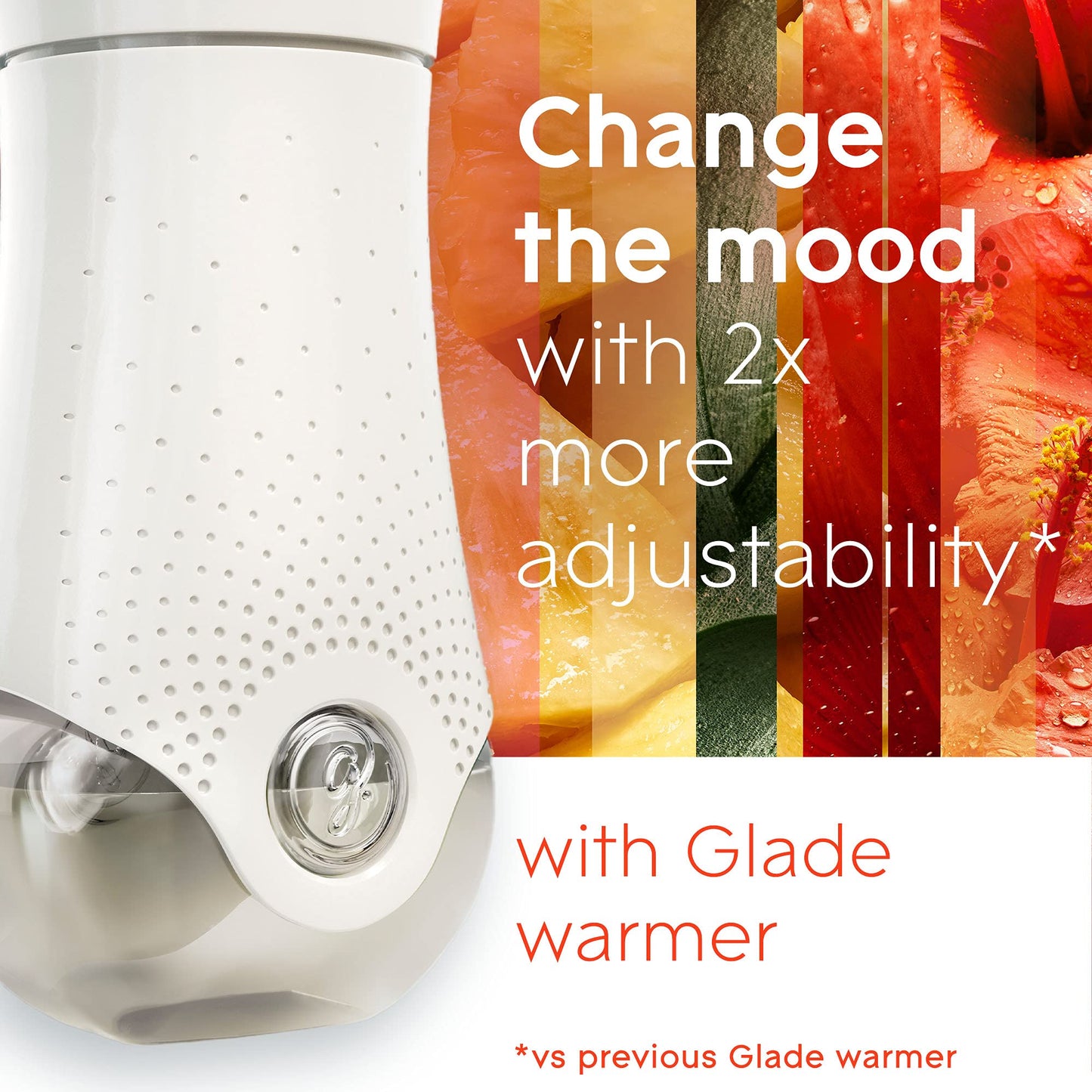 Glade Plugins Refills Air Freshener Starter Kit, Scented And Essential Oils For Home And Bathroom, Hawaiian Breeze, 1.34 Fl Oz,