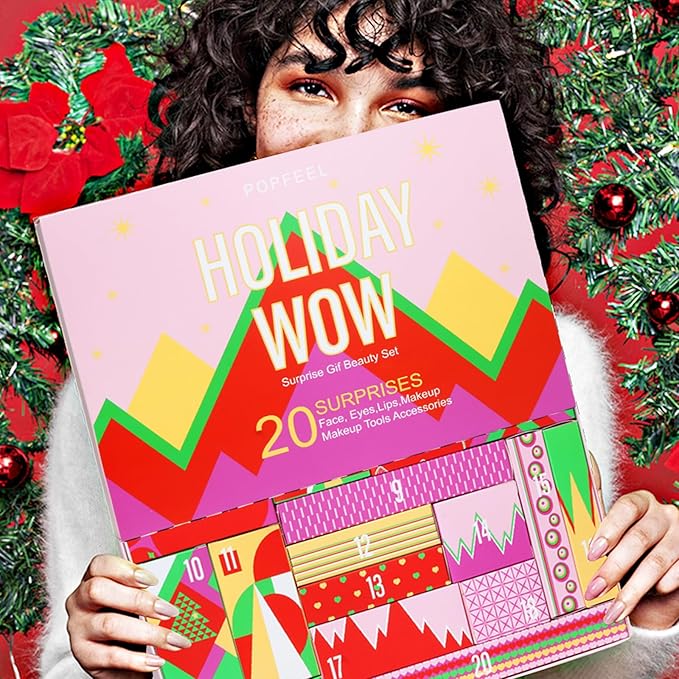 Makeup Advent Calendar 2025 for Teens Girls Christmas Countdown Calendar Makeup Gift Set,Xmas Individual Gift Box Calendar for Women Full Kit