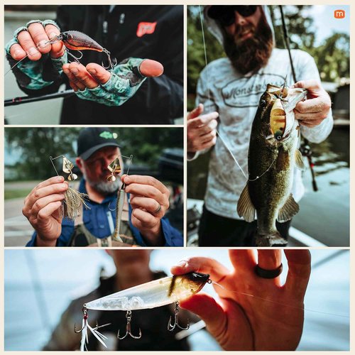 MONSTERBASS Mystery Fishing Tackle Box, Ultimate Bass Fishing Kit Includes 15 Best Fishing Lures, Biggest & Best Tackle Mystery Box for Catching Smallmouth & Largemouth Bass