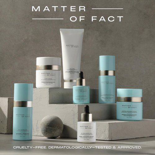 MATTER OF FACT Barrier + Antioxidant Treatment, Lipids, Bakuchiol & Squalane Oil Serum for Hydration and Skin Barrier Support, 30mL / 1.0 Fl Oz