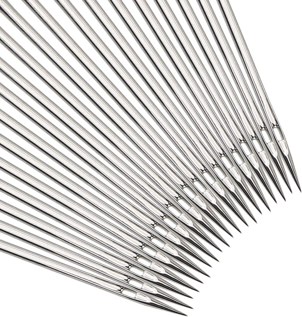 30 Pack Sewing Machine Needles Size 75/11 130/705H HAx1 Embroidery Sewing Needles for Brother Sewing Machine (3 Pack of 10 Needles)