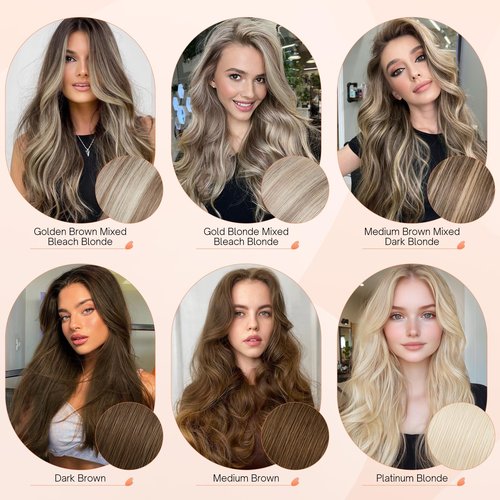 Benehair Tape in Hair Extensions Human Hair, Dark Brown Remy Hair Extensions Straight Human Hair Tape in Extensions Invisible 10pcs 25g 18 inch