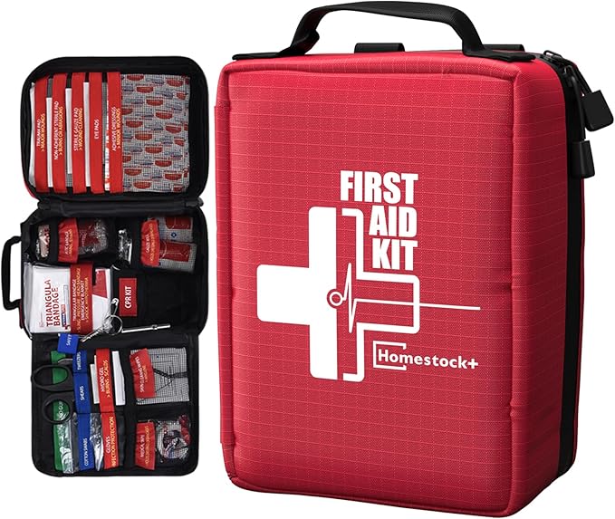 First Aid Kits - Compact First Aid Kit with Labelled Compartments Molle System Premium Emergency Kits for Home, Office, Ca...