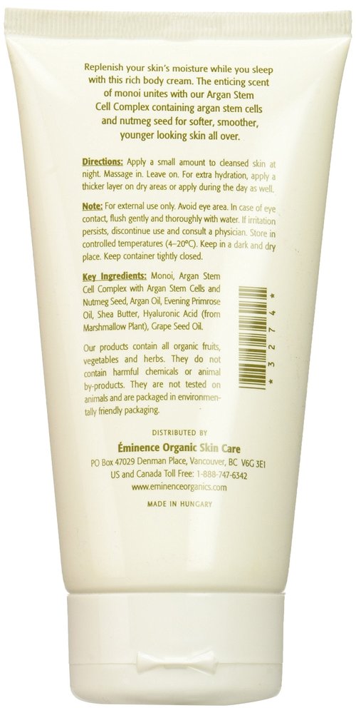 Eminence Monoi Age Corrective Night Body Cream, 5 Fl Oz (Pack of 2)