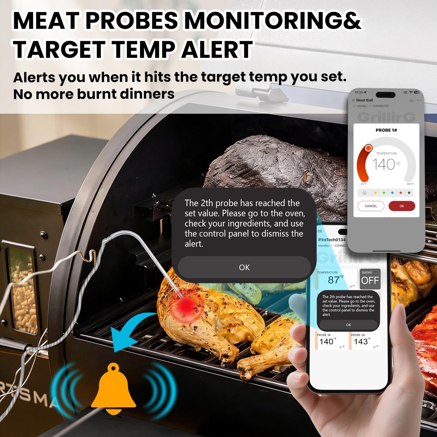 Smart WiFi Universal PID Temperature Control Board with APP Smart Control for Pit Boss, Traeger, Z Grills & Smokers – Digital Grill Controller Replacement