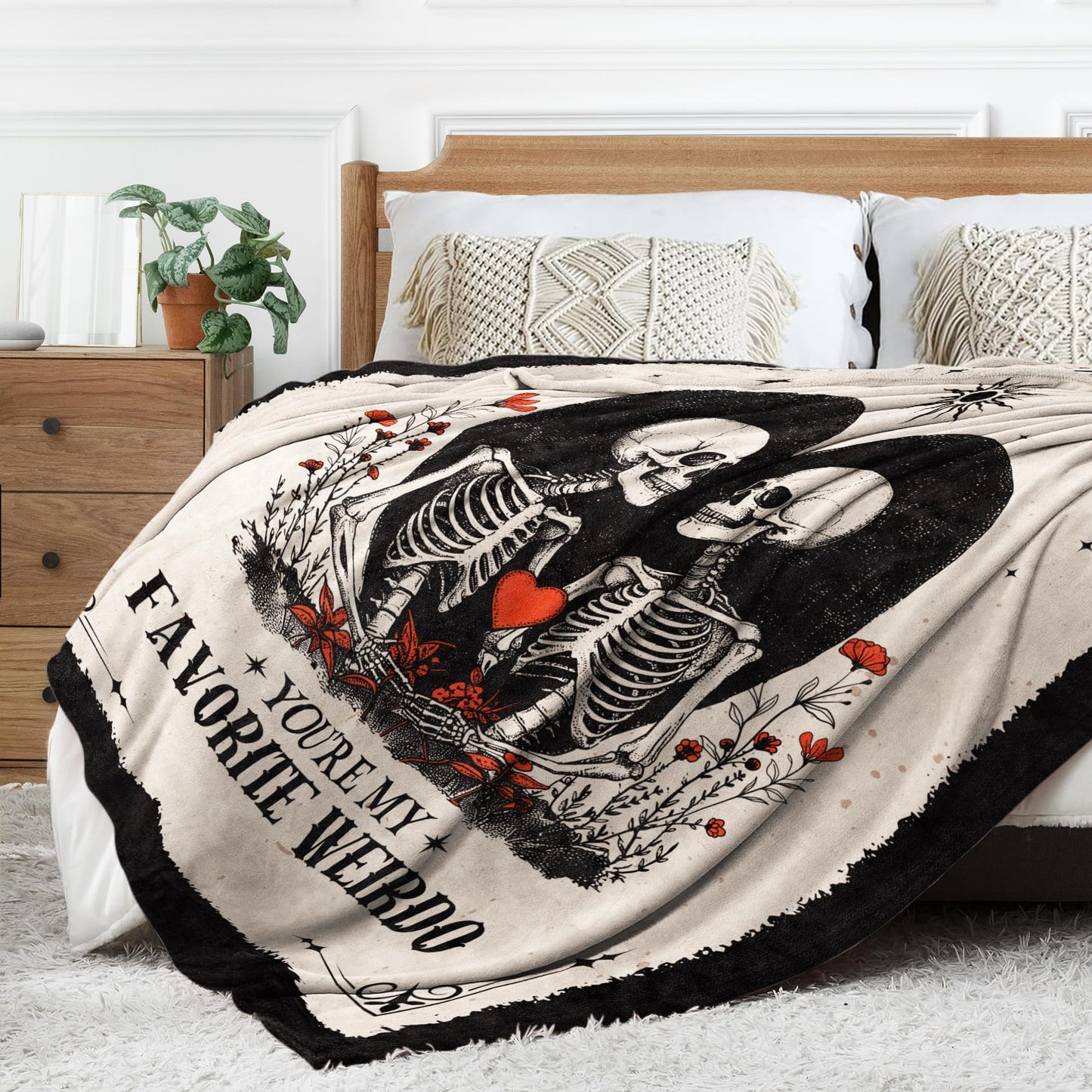 Juratar Gifts for Him Her, Wedding Anniversary Blanket for Women Men, Birthday Gifts for Boyfriend Girlfriend, I Love You Gift, Engagement, Wedding Gift for Wife, Husband, Couple, 60"X50"