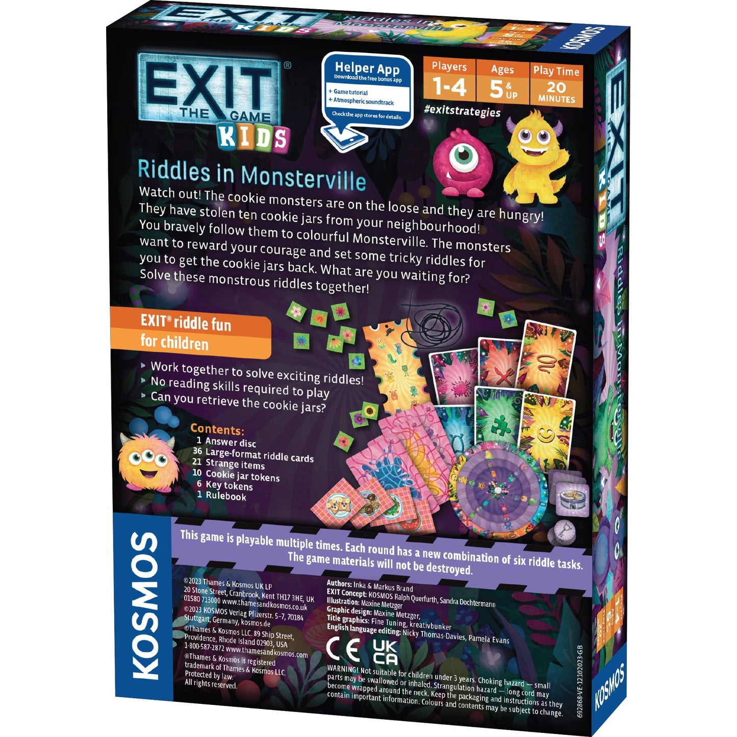 EXIT: The Game - Kids - Riddles in Monsterville | Kids Game | Puzzles | Brainsteasers | Co-op Games