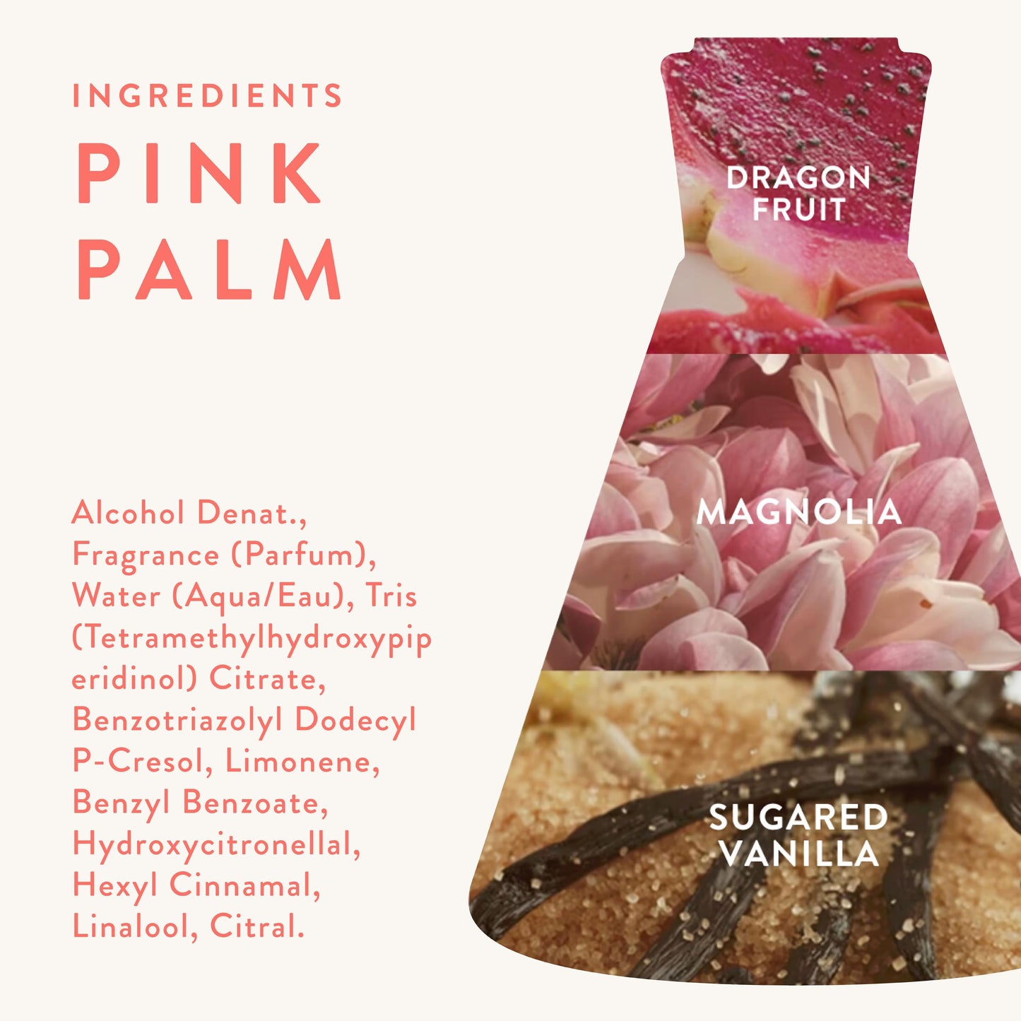Good Chemistry Pink Palm Travel Spray 0.33 fl oz - Long-Lasting On-the-Go Perfume with Dragon Fruit, Magnolia, & Sugared Vanilla - Fresh, Clean & Vegan