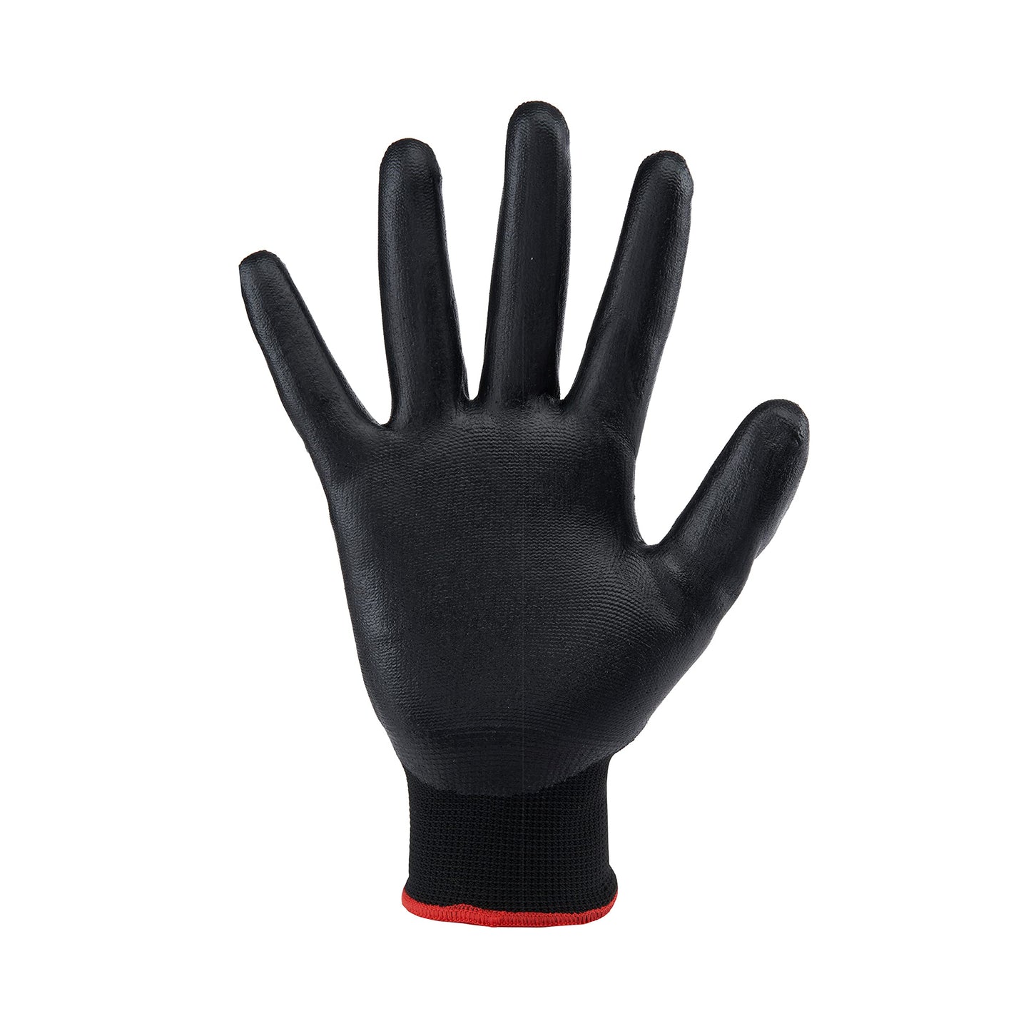 Grease Monkey Bone Series Foam Nitrile Mechanic Gloves with Grip, Work Gloves and All Purpose Gloves, Bones, Large Black