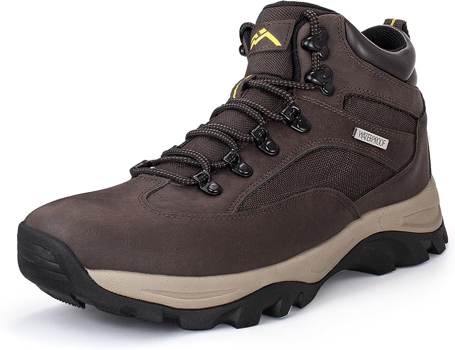 CC-Los Men's Waterproof Hiking Boots Outdoor Relaxed Fit Lightweight Size 7-13.5