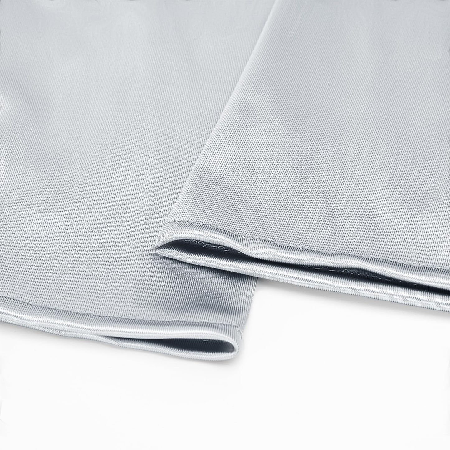 Long Opera Party Gloves for Women 1920s 20s Satin Gloves Costumes Elbow Length Bridal Evening Dress, 21.6 inches (Silver)