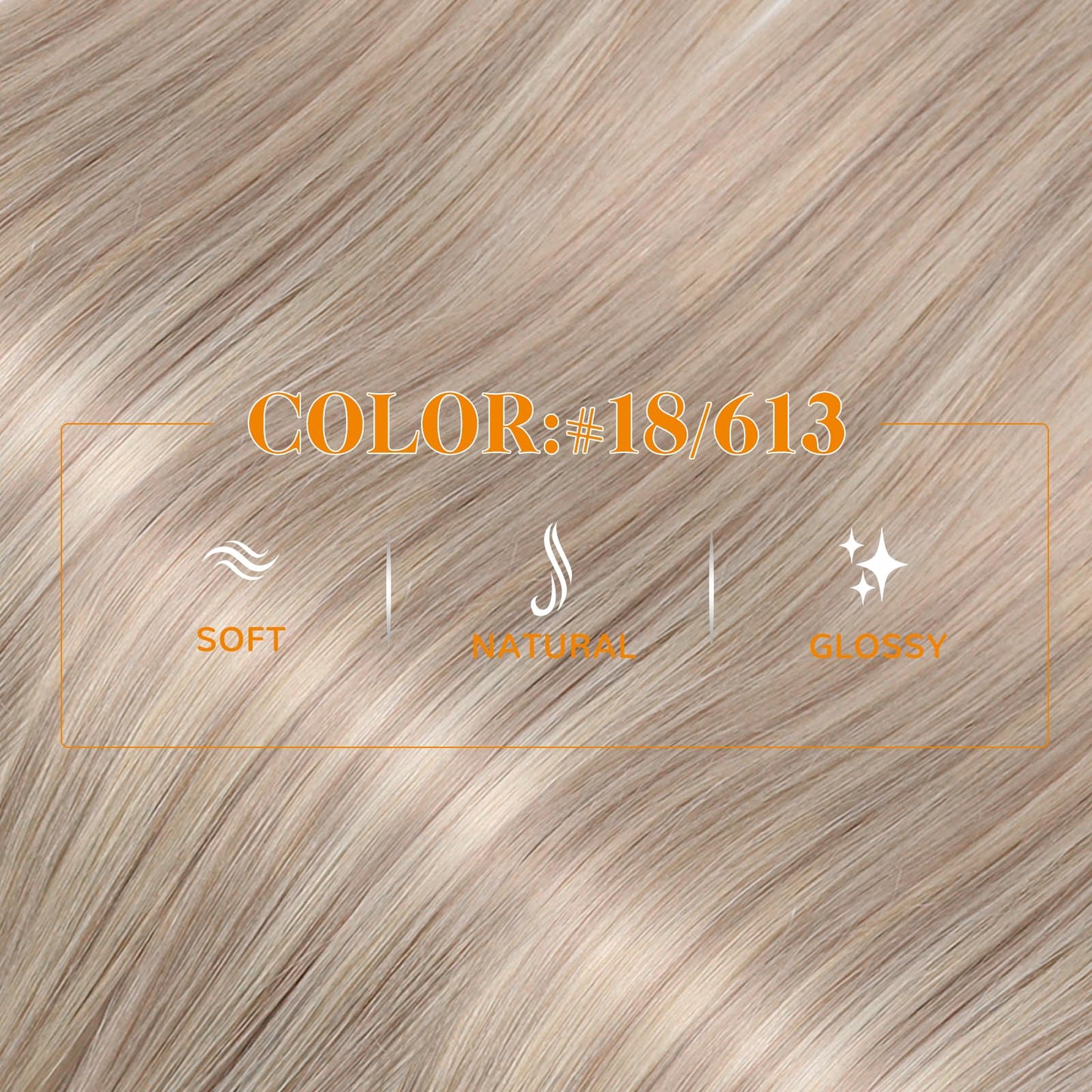 Easyouth Nano Bead Hair Extensions Blonde Nano Hair Extensions Human Hair Ash Blonde Highlighted Blond Nano Tip Hair Extension R