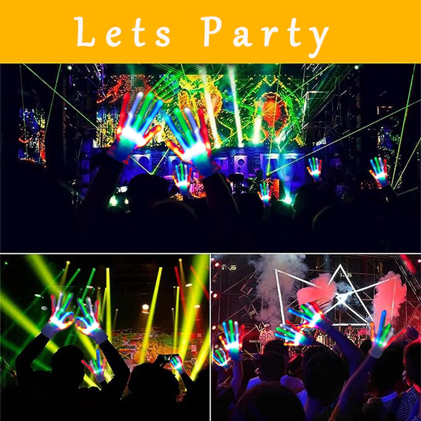 VICAITOYS Toys for Ages 8-13 LED Gloves Toys for Boys Age 8-10 Light Up Gloves, Light Up for Kids Birthday Easter Gift Cool Fun Toys for 8-13 Year Old