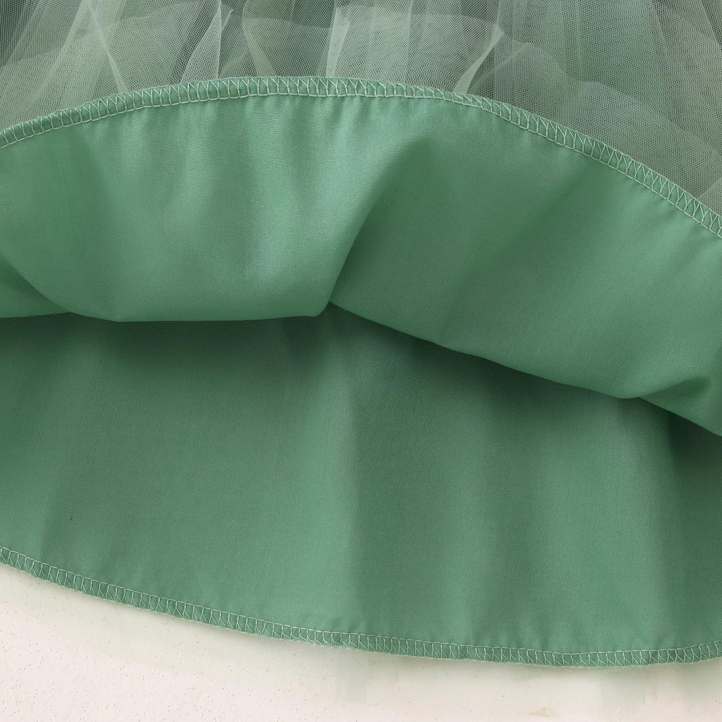 KEKEMI Toddler Girl Birthday Outfits 2nd 3rd 4th 5th 6th 7th Birthday Embroidery Shirt B-Day Tutu Skirt Set Cake Smash Outfit(Green,3T)