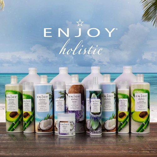 Enjoy Hair Care Holistic Volume Conditioner, pH 3.5-4.5, Hair Conditioner For Damaged Hair, Conditioner Curly Hair Products - 33 Fl Oz