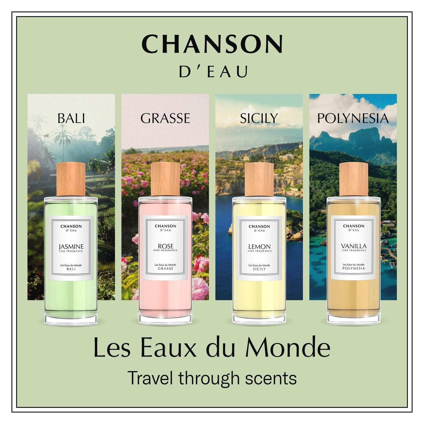 Chanson Rose Eau de Toilette 3.4 fl oz (Pack of 1), Notes of Lychee, Rose, and Oak Moss, Women's Fragrance, Long Lasting, Everyday Fragrance, Travel Size