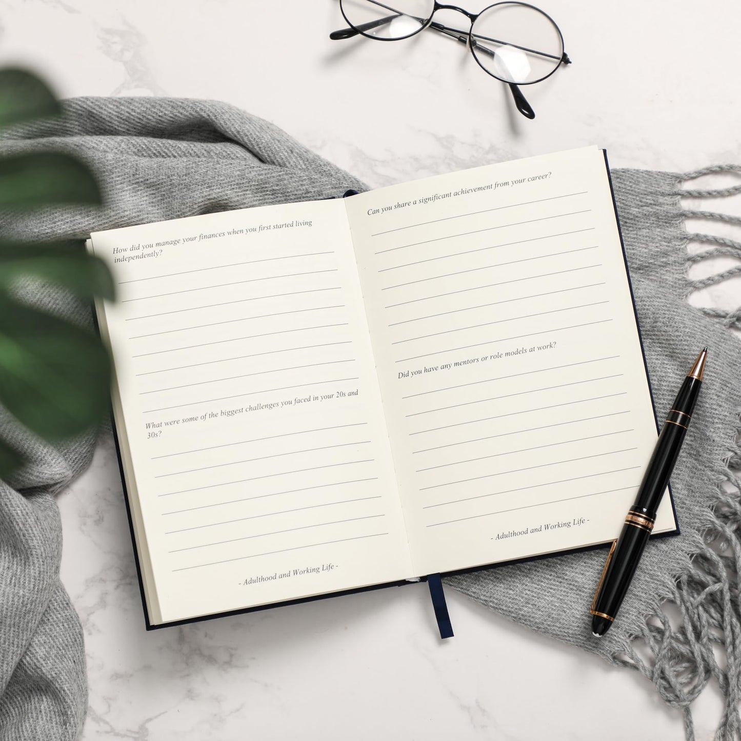 Grandpa Book, Grandpa's Life Story Journal, Meaningful Keepsake Gifts for Grandfather for Father's Day, Birthday, Grandparents Day and Christmas, Book To Fill Out Includes Hundreds of Prompt Questions