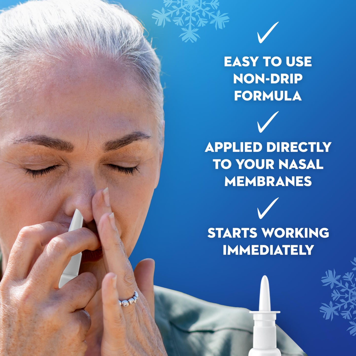 Mucinex Sinus-Max Nasal Spray Decongestant, 12 Hour Over-The-Counter Medication Nose Spray for Sinus Relief, Nasal Decongestants for Adults, Cooling Menthol, 0.75 Fl Oz (Pack of 3)