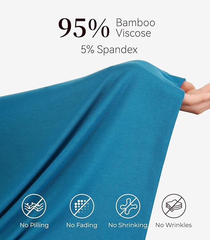 NACHILA Pajamas for Women-Viscose from Bamboo, Ribbed Racerback Tank Top Sexy Split Shorts Pajama Sets Cooling Sleep Cami Pjs