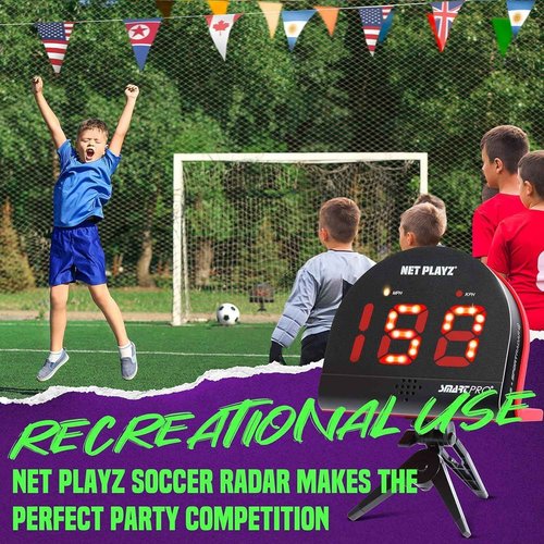 Soccer Gfits Training Equipment & Gear - Radars, Speed Sensors (Hands-Free) Radar Guns, Shooting Speed Guns for Soccer Players