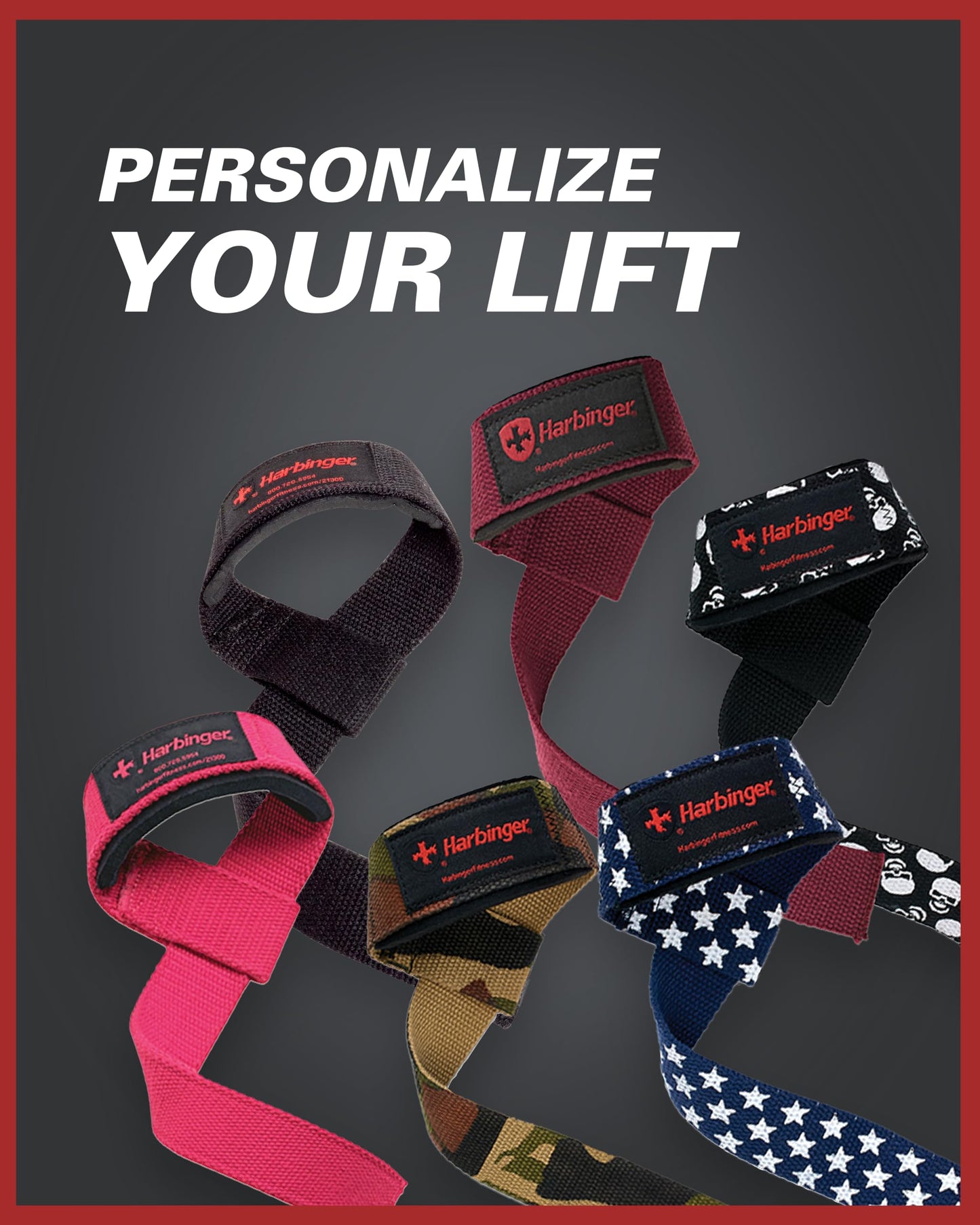 Harbinger Padded Cotton Lifting Straps with NeoTek Cushioned Wrist (Pair), Pink , 21"