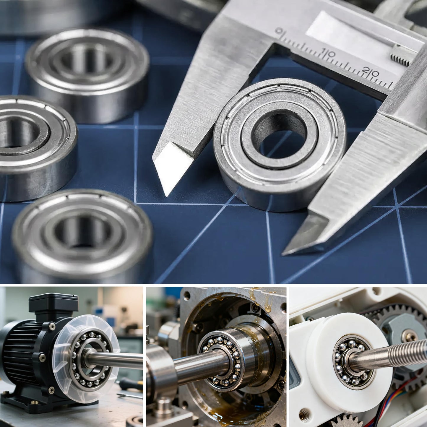 Dianrui 68 PCS 693ZZ/ 623ZZ/ 624ZZ/ 685ZZ/ 687ZZ/ 627ZZ Ball Bearings Assortment Kit, Small Bearings Carbon Steel Deep Groove Bearing, for Furniture Wheel, Roller Skates, 3D Printing and ect —6 Size