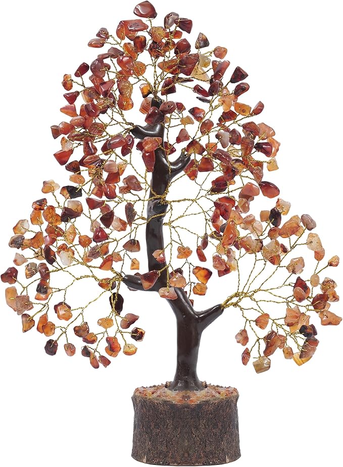 Carnelian Crystal Tree, Gemstones, Gem Tree, Crystals Healing, Spiritual Items, Money Crystal Stone, Home Decor, Carnelian Stone, Feng Shui Decor For Home, Birthday Gifts For Women, House Warming Gift
