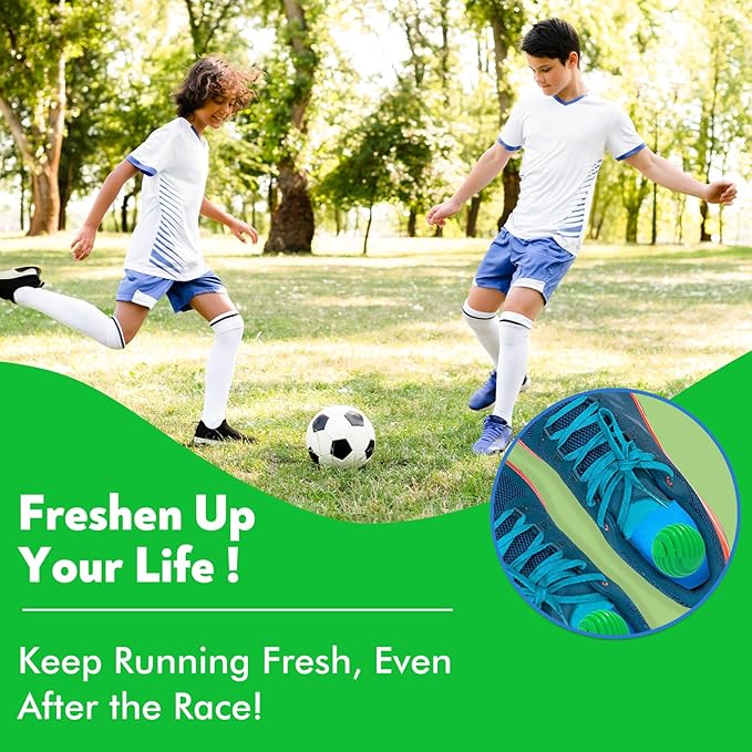 Shoe Deodorizer Balls, Sneaker Odor Eliminator, Long-Lasting Air Freshener for Cloest Car Lockers Drawer Gym Bags, 6 Pack Eucalyptus Scent