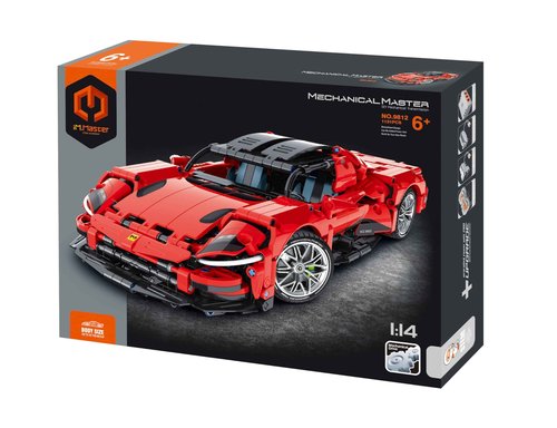 Dakott STEM Mechanical Transmission Engineering Building Toy, 1:14 Scale Super car Blocks Take Apart Toy, 1131 Pcs DIY Building Kit, Learning Engineering Construction Toys