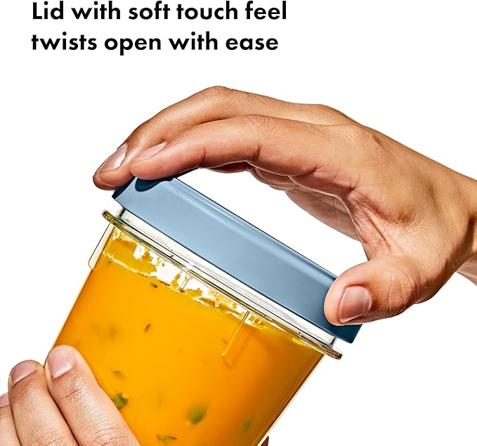 OXO Good Grips Twist & Stack Container – 40 oz – 2 Pack