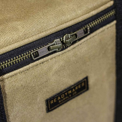 Readywares Waxed Canvas Insulated 18L Soft-Sided Cooler for Camping, Beach, Tailgailting, BBQ, Weekend Trips - Great as Lunch Cooler and Mens Lunch Bags for Work or Lunch Bag