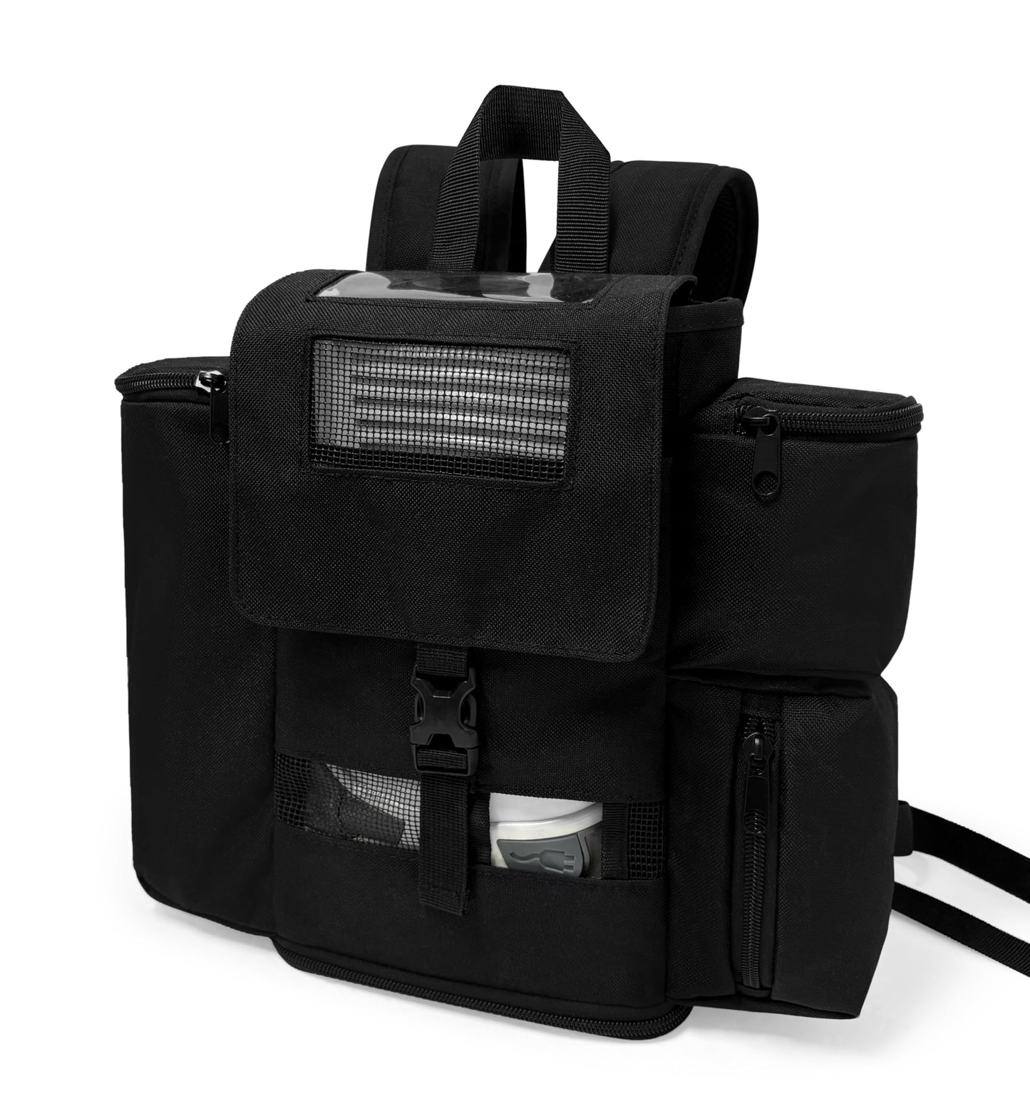 O2TOTES WEAR YOUR OXYGEN WITH STYLE Backpack Fit For Caire Freestyle Comfort; Zippered bottom, pockets for accessories, padded backpack straps, backpack only