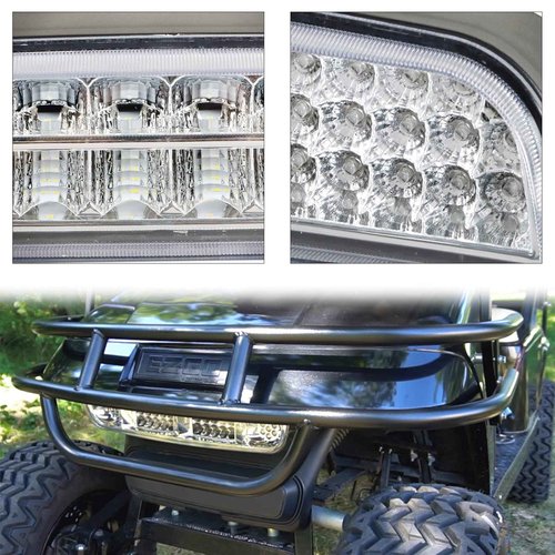 MiKaFex E-Z-GO TXT Golf Cart LED Light Bar Kit Compatible with 1996-2013 Models with Wiring Harness Switch