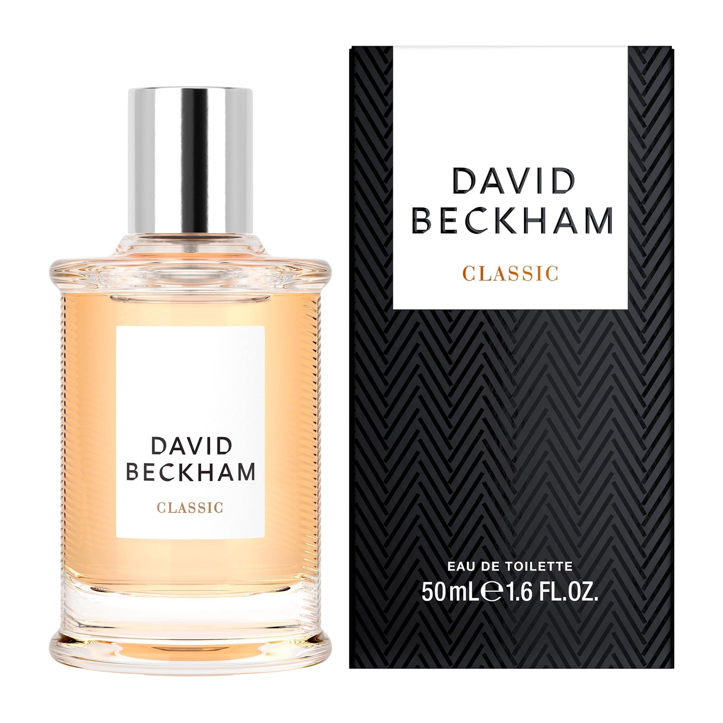 David Beckham Classic Eau de Toilette 1.6 fl oz (Pack of 1), Notes of Lime, Mint, and Amber, Men's Fragrance, Long Lasting, Everyday Fragrance, Travel Size