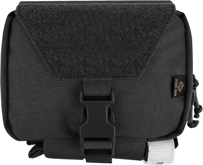 PETAC GEAR Tactical Rip Away Medical Pouch Tear Off First Aid IFAK Pouch Molle & Belt Horizontal Outdoor Emergency Surviva...