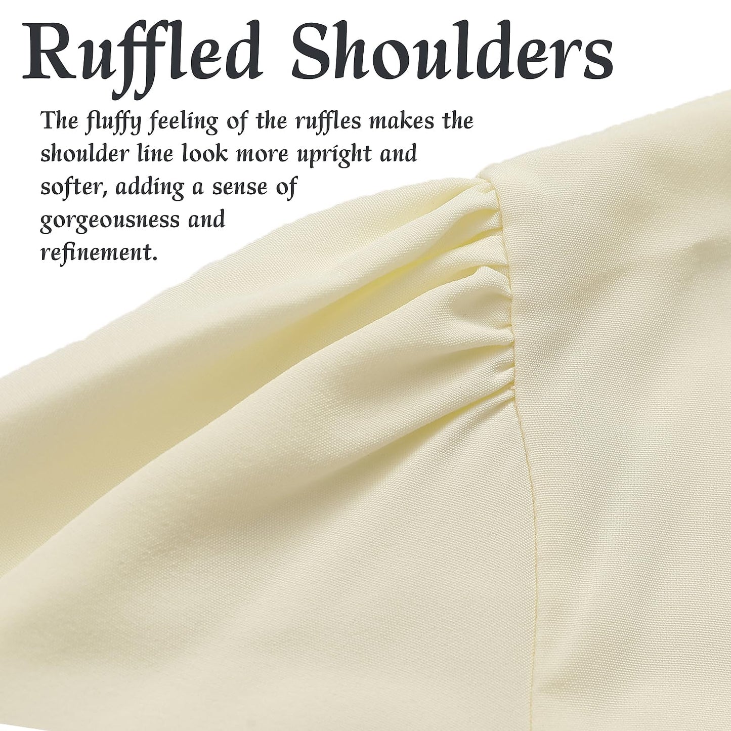 JIEFULL Mens Pirate Shirt Ruffle Puffy Colonial Frilly Steampunk Blouse Vampire Victorian Regency Medieval Renaissance Elizabethan Poet for Halloween Cosplay Costume(Beige,S)