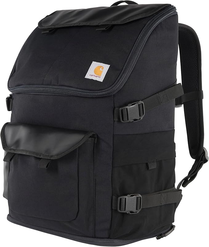 Carhartt 35L Nylon Workday Backpack, Durable Water-Resistant Pack with 15" Laptop Sleeve and Adjustable Shoulder Straps, B...