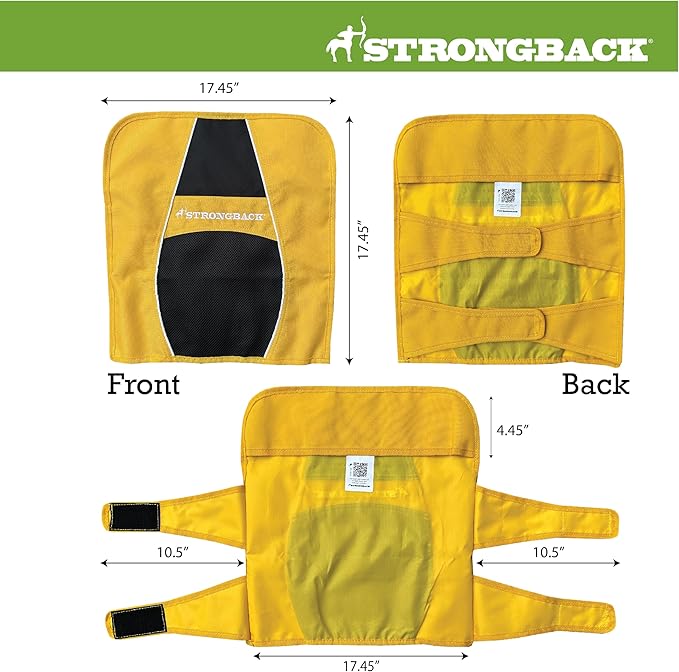 STRONGBACK Lumbar Support Stadium Seat for Bleachers – Ergonomic Chair with Back Support for Adults & All-Day Comfort