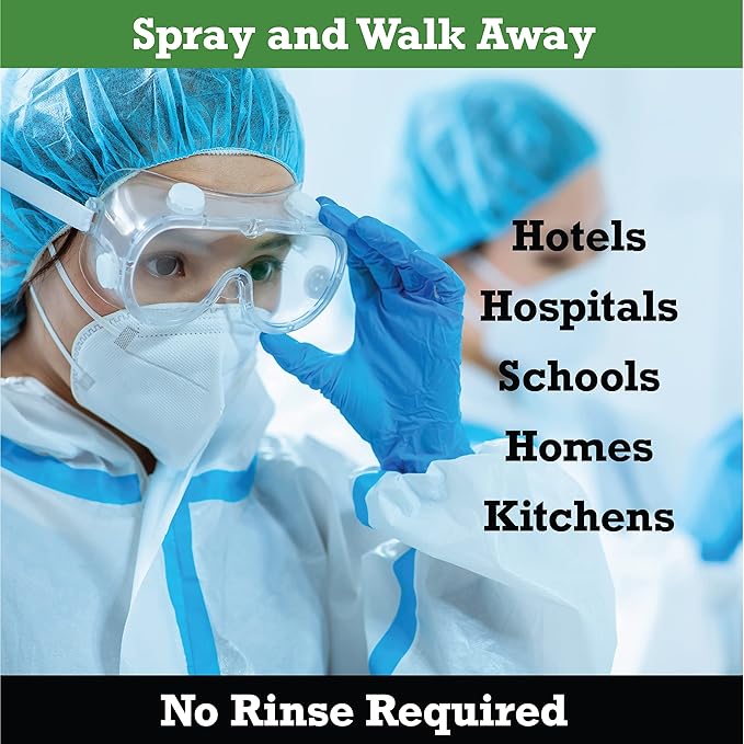 SNiPER Hospital Disinfectant, Odor Eliminator & All-Purpose Cleaner, 4 Ounce Spray, 2-Pack