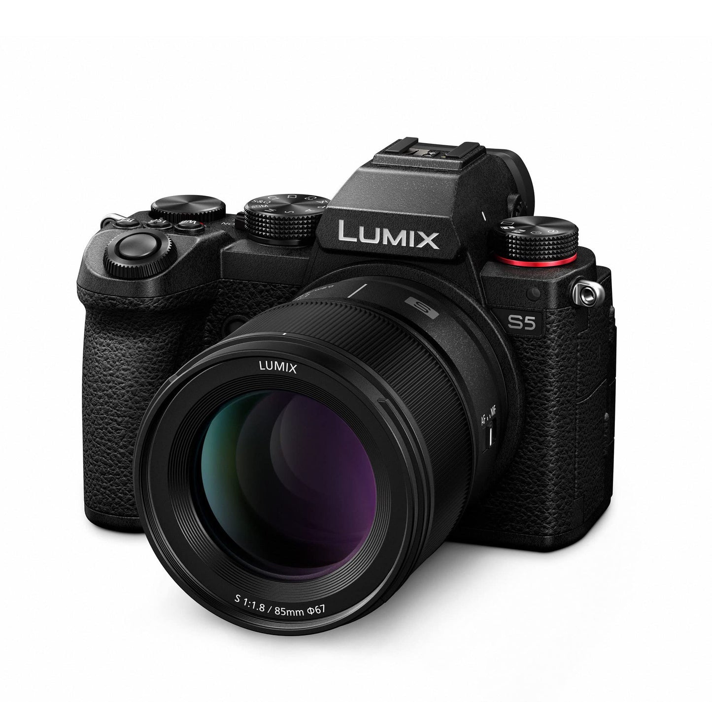 PANASONIC LUMIX S Series Camera Lens, 85mm F1.8 L Mount Interchangeable Lens for Mirrorless Full Frame Digital Cameras, S-S85, Black