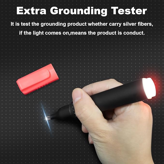 Grounding Mat for Bed,27 * 78 in Grounding Mat Queen Size with Grounding Tester Pen,Grounding Mattress Pad for Improved Sleep (27 * 78 in)