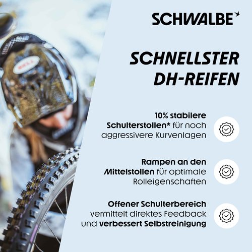 Schwalbe Tacky Chan Evolution Super Trail Soft TLE Addix Ultra Soft Folding Tyre, 62-622 (29x2.40), Black