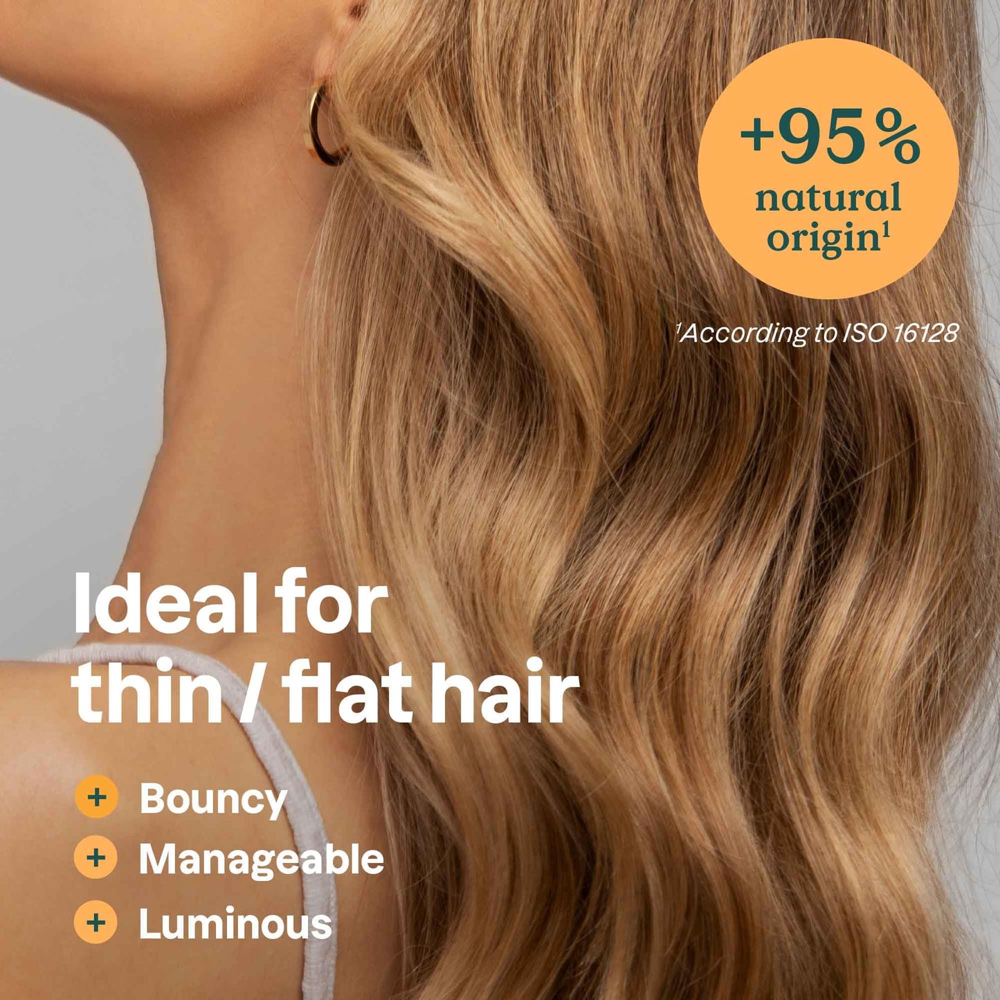 ATTITUDE Volume & Shine Conditioner Bar, Natural Origin, for Thin and Flat Hair, Argan Oil & Cocoa Butter, Clean Ingredients, Ve