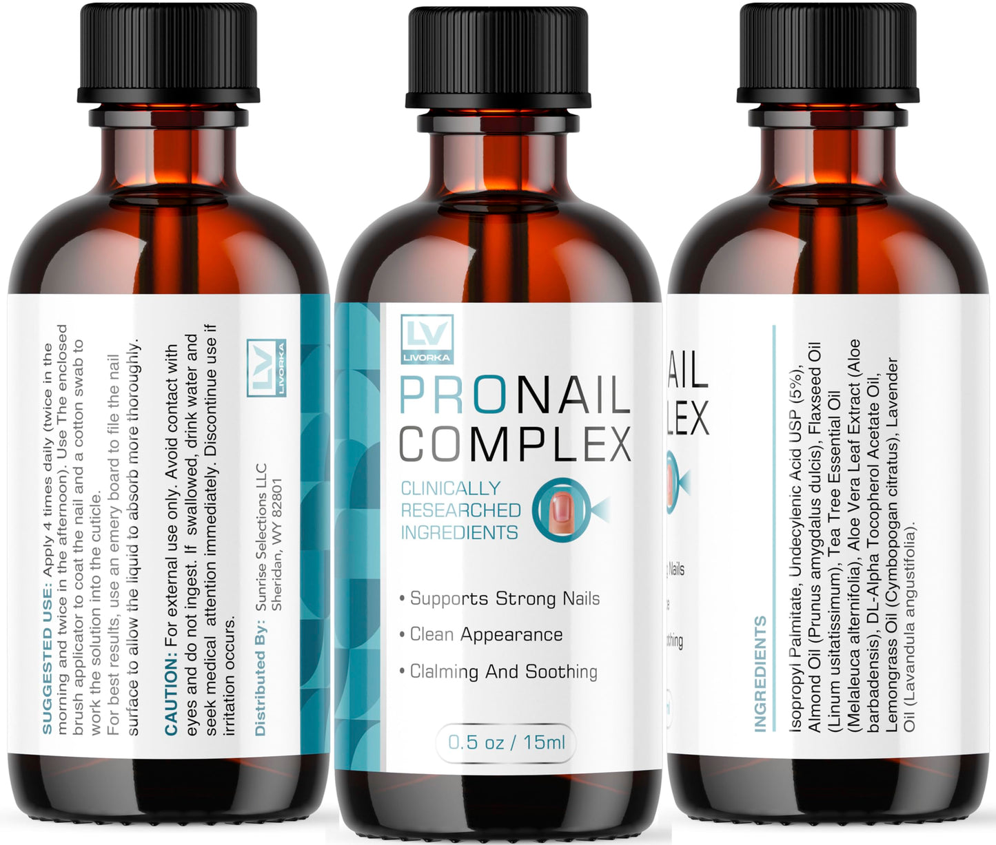 Pronail Complex - Original Formula Toenail Treatment Pronail Complex Liquid Drops Premium Formula Extra Strength, Pro Nail Complex Oil Liquid Drop All Natural Support, 1 Bottle for 1 Month