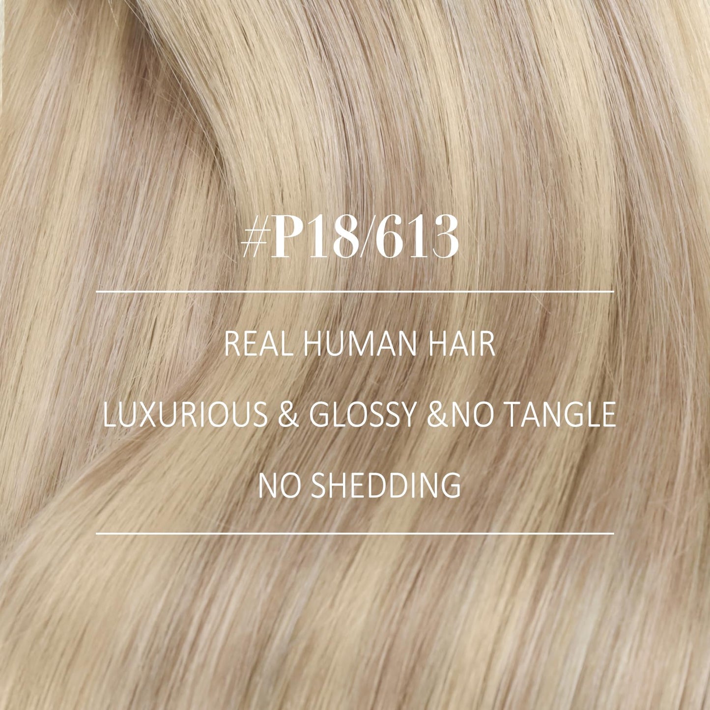 YoungSee 100G 14Inch Sew in Hair Extensions Real Human Hair, Blonde Highlight Weft Hair Extensions, Warm Ash Blonde Highlights B
