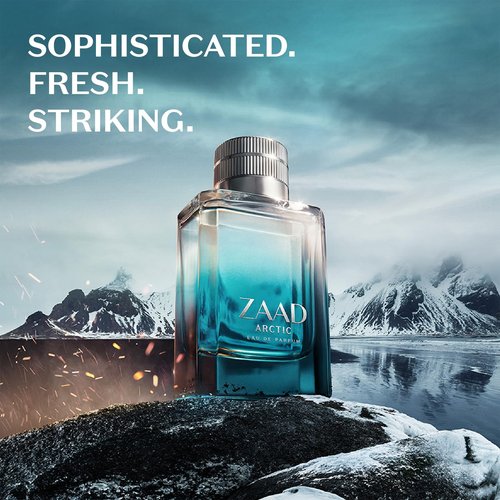Zaad Arctic Eau de Parfum for Men, Invigorating Scent of the Arctic, 3.2 Ounce